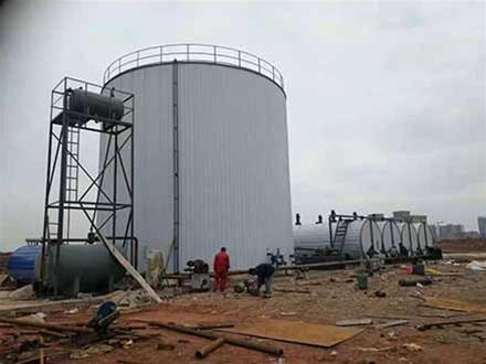 導熱油爐安裝中